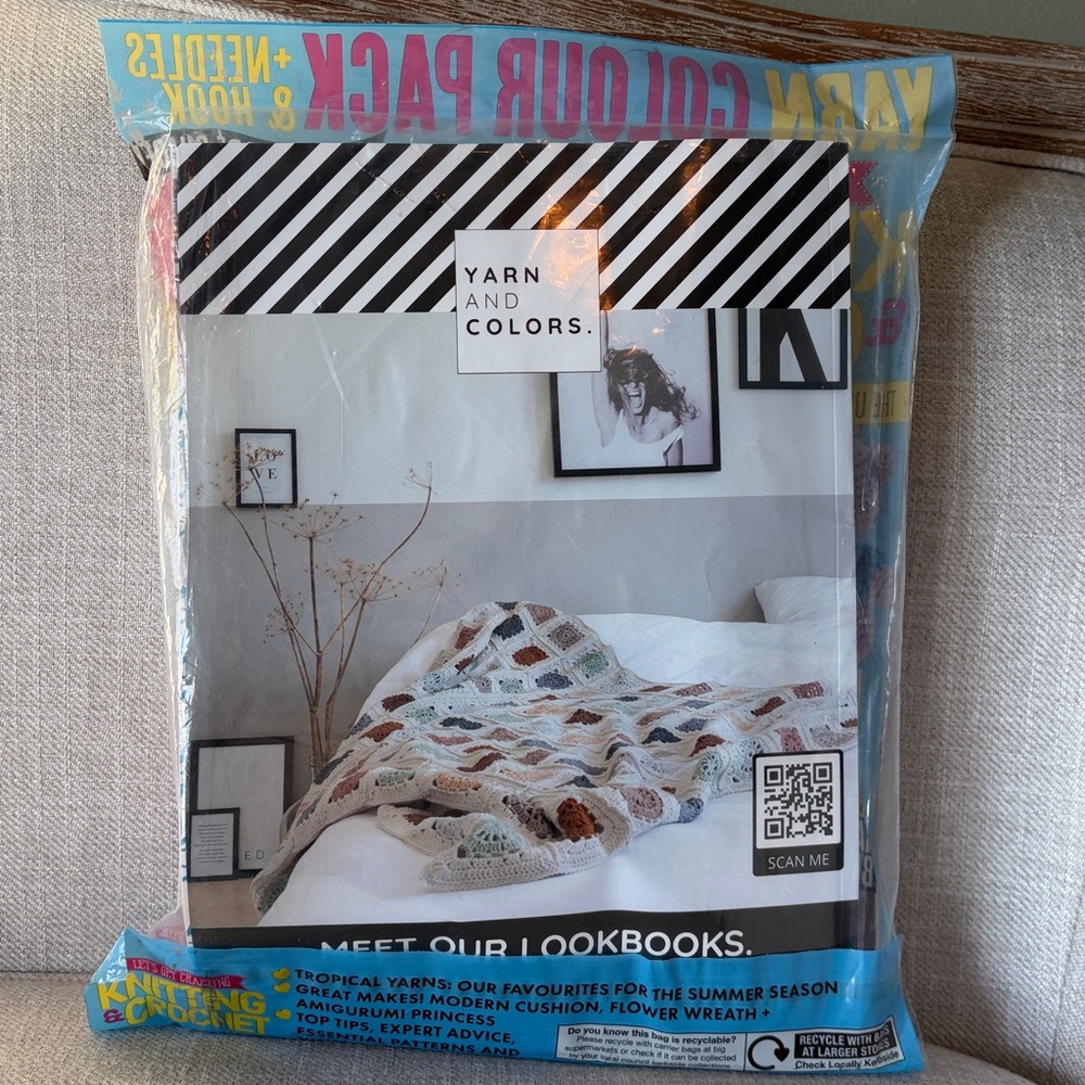 Let’s Get Crafting UK’s Favorite Knitting & Crochet Mag and Yarn Pack Bundle - Picture 2 of 5